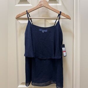 Rachel Zoe Blue Tiered Camisole Top